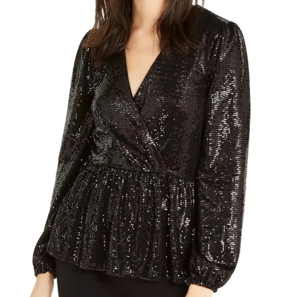 Michael Kors Black Sequin Dress Medium